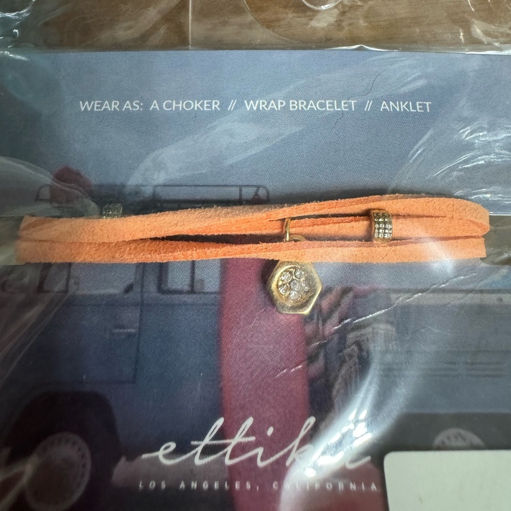ettika coral wrap choker anklet bracelet